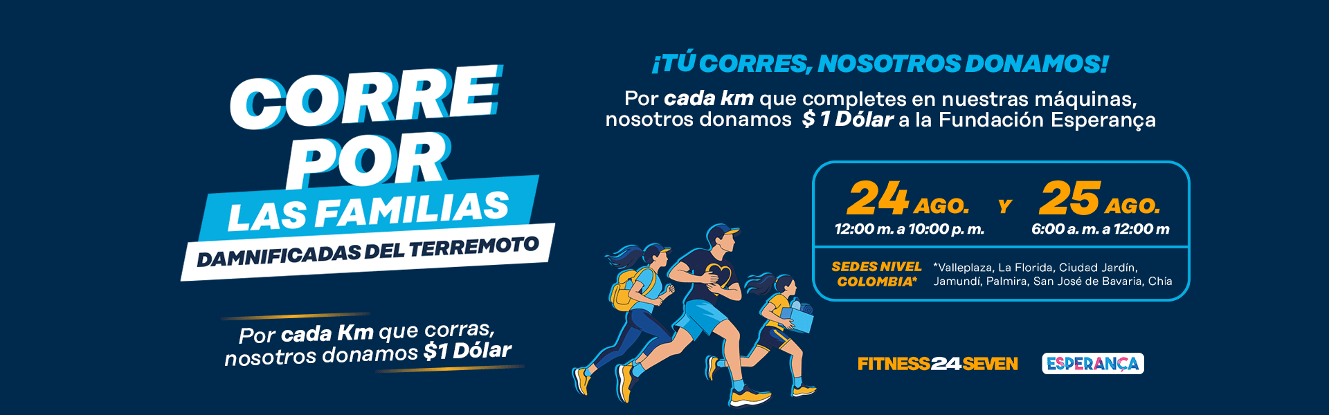 Corre con propósito y lleva esperanza a las familias que más lo necesitan.